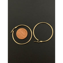 Load image into Gallery viewer, 18K Gold Earrings Hoops Loops 1.58 grams - Rafant
