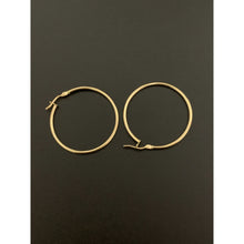 Load image into Gallery viewer, 18K Gold Earrings Hoops Loops 1.58 grams - Rafant
