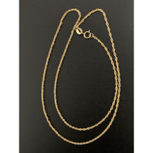 Load image into Gallery viewer, 18K Gold Necklace Chain 17.75 inches 0.70 grams with Defects Kinks - Rafant
