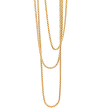 Load image into Gallery viewer, 18K Yellow Gold Necklace Chain Popcorn 17.5 inches 1.84 grams - Rafant
