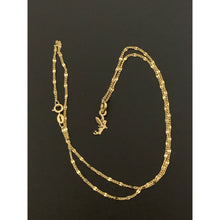 Load image into Gallery viewer, 18K Gold Necklace Chain 16 inches  with Fairy Pendant 1.70 grams - Rafant
