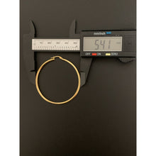 Load image into Gallery viewer, 18K Gold Earrings Hoops Loops Extra Large 3.27 grams - Rafant
