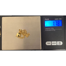Load image into Gallery viewer, 18K Gold Bracelet with Ball Charm 8 inches  1.78 grams - Rafant

