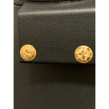 Load image into Gallery viewer, 18K Gold Earrings Stud Screw Type Round Circle 0.35 grams - Rafant
