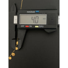 Load image into Gallery viewer, 18K Gold Necklace Chain 16 inches plus 2&quot; Discs Charms 0.90 grams - Rafant
