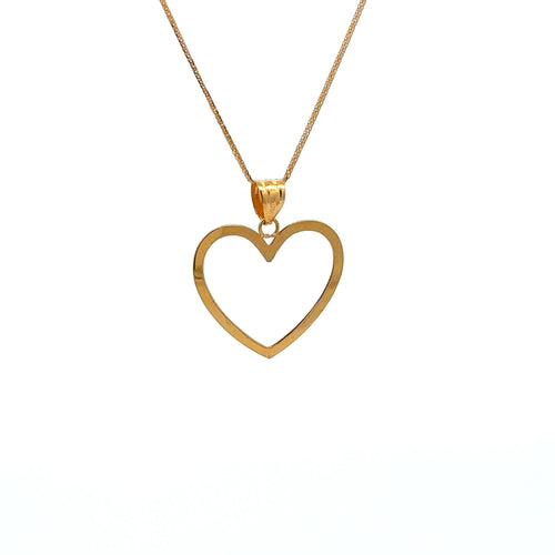 18K Gold Necklace Chain 15.5