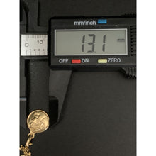 Load image into Gallery viewer, 18K Gold Necklace Chain 17.75&quot; with Woman Lady Pendant 2.07 grams - Rafant
