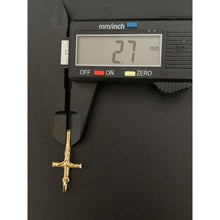 Load image into Gallery viewer, 18K Gold Pendant Cross 1.12 grams - Rafant
