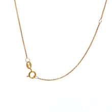 Load image into Gallery viewer, 18K Gold Necklace Chain 15 - 17 inches Pendant Puffed Heart 0.78 grams - Rafant
