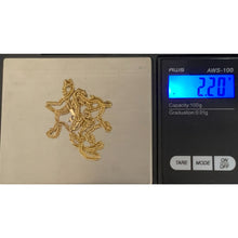 Load image into Gallery viewer, 18K Gold Necklace Curb Chain Only 15.5 inches 2.20grams - Rafant
