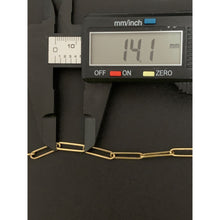Load image into Gallery viewer, 18K Gold Bracelet Paperclip Size 7.5 inches 2.42 grams - Rafant
