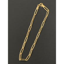 Load image into Gallery viewer, 18K Gold Paperclips Link Bracelet Size 7.5 inches 1.52 grams - Rafant
