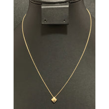 Load image into Gallery viewer, 18K Gold Necklace Chain16.50&quot; With Shape Pendant - Rafant
