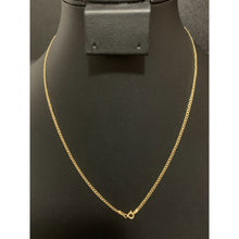 Load image into Gallery viewer, 18K Yellow Gold Necklace Chain Curb 18 inches 1.83 grams - Rafant
