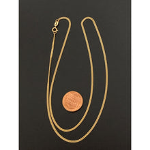 Load image into Gallery viewer, 18K Gold Necklace Curb Chain 20 inches 1.99 grams - Rafant
