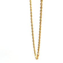 Load image into Gallery viewer, 18K Gold Necklace Chain 20 inches Rope 2.16 grams - Rafant
