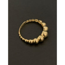 Load image into Gallery viewer, 18K Gold Ring Bubble Beaded Size 8 - Rafant
