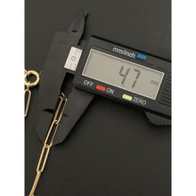 Load image into Gallery viewer, 18K Gold Bracelet Paperclips Link 7.5&quot; - Rafant
