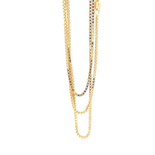 Load image into Gallery viewer, 18K Gold Necklace Chain Box 20 inches Women Thin  3.23 grams - Rafant
