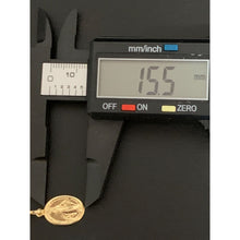 Load image into Gallery viewer, 18K Gold Necklace Chain 17.75 inches with Mother Mary Pendant 1.91 grams - Rafant
