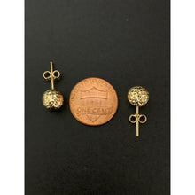 Load image into Gallery viewer, 18K Saudi Gold Ball Stud Earrings 1.62 grams - Rafant
