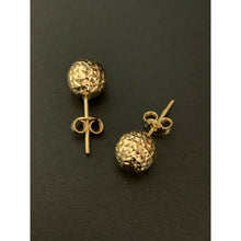 Load image into Gallery viewer, 18K Saudi Gold Ball Stud Earrings 1.62 grams - Rafant
