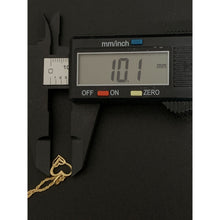 Load image into Gallery viewer, 18K Gold Necklace Chain 17.50 inches with Double Heart Pendant 1.55 grams - Rafant
