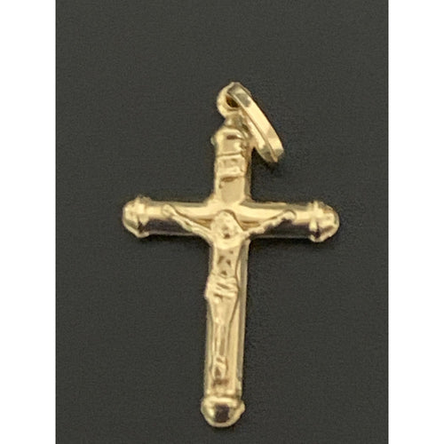 18K Gold Pendant Cross 1.18 grams - Rafant