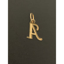 Load image into Gallery viewer, 18K Gold Pendant Charm Letter A 0.65 grams - Rafant
