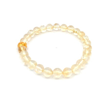 Load image into Gallery viewer, 24K Gold Money Bag Lucky Charm Bracelet Gemstones Citrine 7.5-8mm - Rafant
