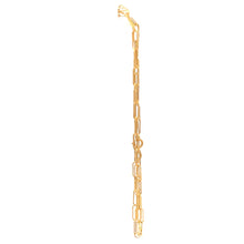 Load image into Gallery viewer, 18K Yellow Gold Necklace Chain Paperclip Size 18 inches - Rafant
