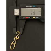 Load image into Gallery viewer, 18K Gold Earrings Dangle Infinity 3.44 grams - Rafant
