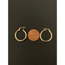 Load image into Gallery viewer, 18K Gold Earrings Hoops Loops 1.29 grams - Rafant
