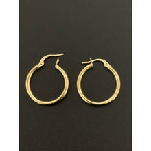Load image into Gallery viewer, 18K Gold Earrings Hoops Loops 1.29 grams - Rafant
