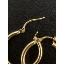 Load image into Gallery viewer, 18K Gold Earrings Hoops Loops Small 1.39 grams - Rafant
