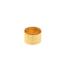 Load image into Gallery viewer, 18K Yellow Gold Ring Fortune Lucky Ring Adjustable 1.87 grams Size 5 - Rafant
