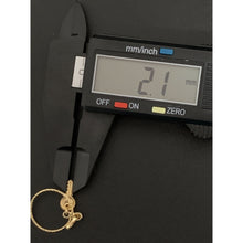 Load image into Gallery viewer, 18K Gold Pendant Round Circle Key - Rafant
