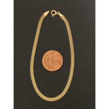Load image into Gallery viewer, 18K Gold Sedusa Chain Bracelet 1.61 grams Size 7.5 inches - Rafant
