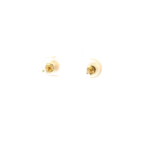 Load image into Gallery viewer, 18K Yellow Gold Earrings Stud Ball Textured Small 0.67 grams - Rafant
