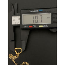 Load image into Gallery viewer, 18K Gold Necklace Chain Heart 17.75 inches 1.21 grams - Rafant
