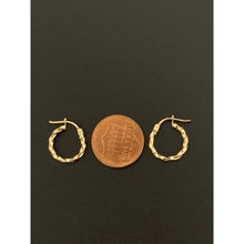 Load image into Gallery viewer, 18K Gold Earrings Hoops Loops 0.89 grams Very Small - Rafant
