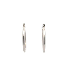 Load image into Gallery viewer, 18K Gold Earrings Hoops Polished 1.23 grams - Rafant
