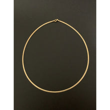 Load image into Gallery viewer, 18K Gold Necklace Omega Soft Flexible 15.50 inches 1.16 grams - Rafant
