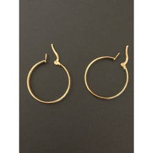 Load image into Gallery viewer, 18K Gold Hoop Earrings Saudi Real Gold - Rafant
