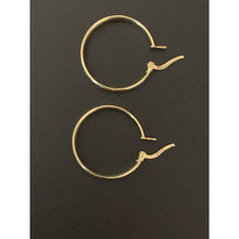 Load image into Gallery viewer, 18K Gold Hoop Earrings Saudi Real Gold - Rafant
