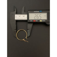 Load image into Gallery viewer, 18K Gold Hoop Earrings Saudi Real Gold - Rafant
