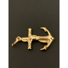 Load image into Gallery viewer, 18K Gold Pendant Anchor Cross Jesus Christ 1.73 grams - Rafant
