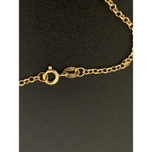 Load image into Gallery viewer, 18K Gold Bracelet Rolo 7.5 inches with Puffed Heart Charm 1.76 grams - Rafant
