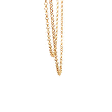 Load image into Gallery viewer, 18K Yellow Gold Necklace Chain Rolo Link 1.37 grams 19.5 inches Women - Rafant
