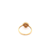 Load image into Gallery viewer, 18K Yellow Gold Ring Flower 1.49 grams Size 4.75 - Rafant
